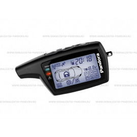 Брелок Pandora LCD DXL 079 black