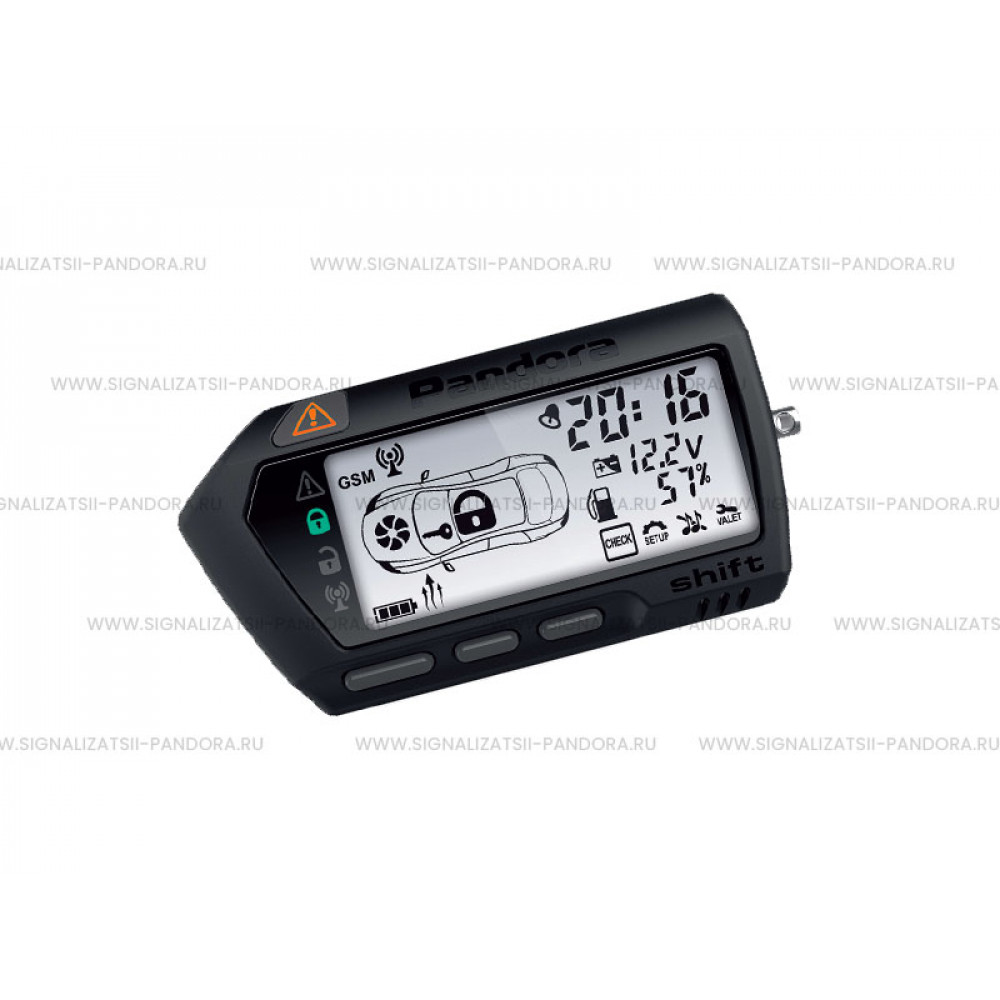 Брелок Pandora LCD DXL 705 black