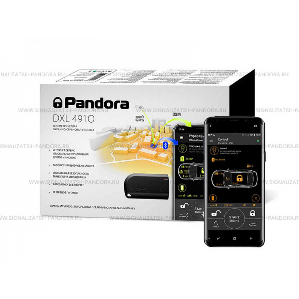 Автосигнализация Pandora DXL 4910