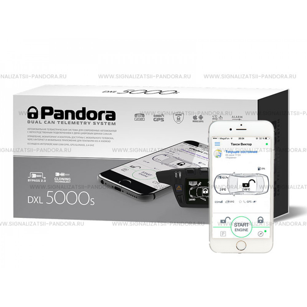Автосигнализация Pandora DXL 5000S